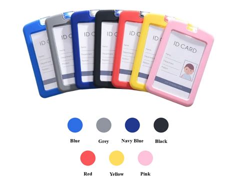 silicone rfid badge holder|rfid friendly badge holders.